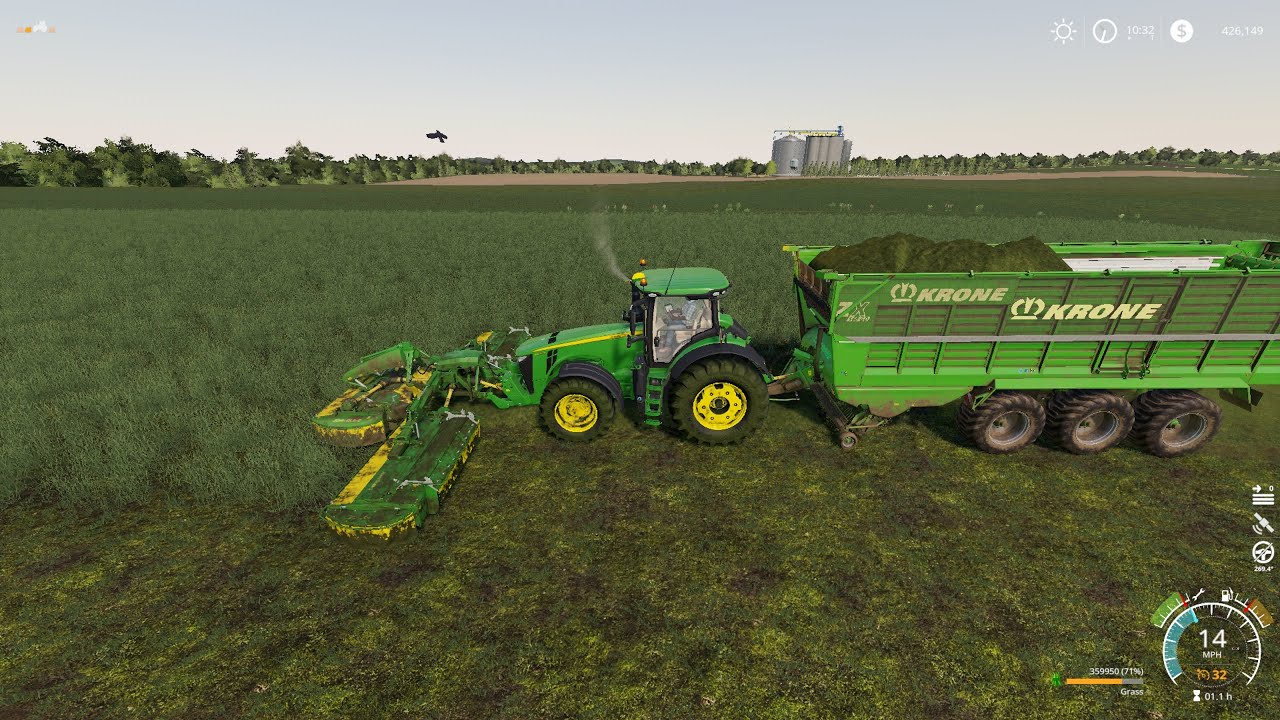 Simon Family Farms (100 Subscriber Special) * JD 8R Triple Mowers, Grass &ndash; Silage * FS 19