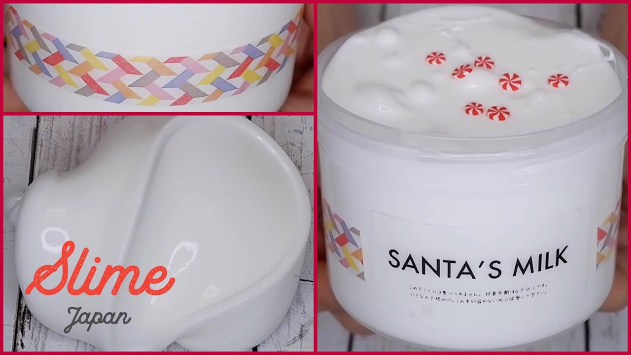 【ASMR】Santa's milk🎅🥛【スライムジャパン 】〜テカテカ・バチバチスライム〜