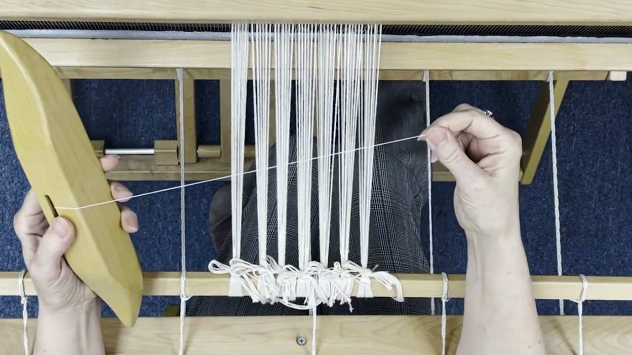 Weaving in a header