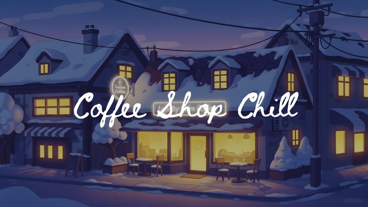 Gentle Winter Café ❄️ Lofi Coffee Music for Relax, Study & Work