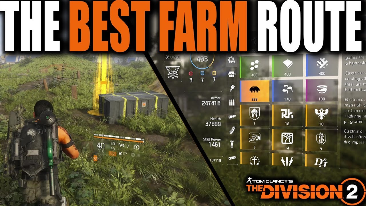 THE FARMING RUN DIVISION 2 PLAYERS DO EVERY SINGLE DAY | BEST FARM RUN PERIOD