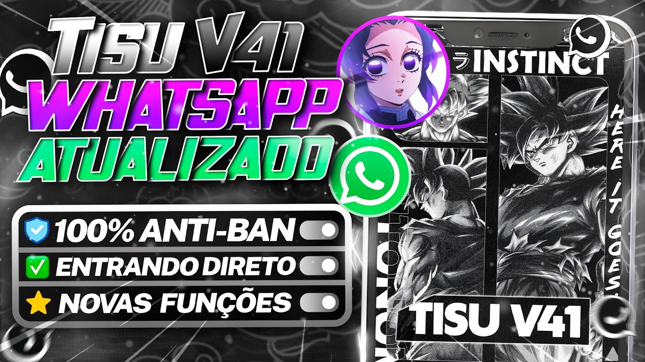 🔥ATUALIZADO!! ✅ WHATSAPP MOD IMUNE (GB DESCONECTOU) TISU V41 WHATSAPP MODIFICADO FUNCIONANDO 2026
