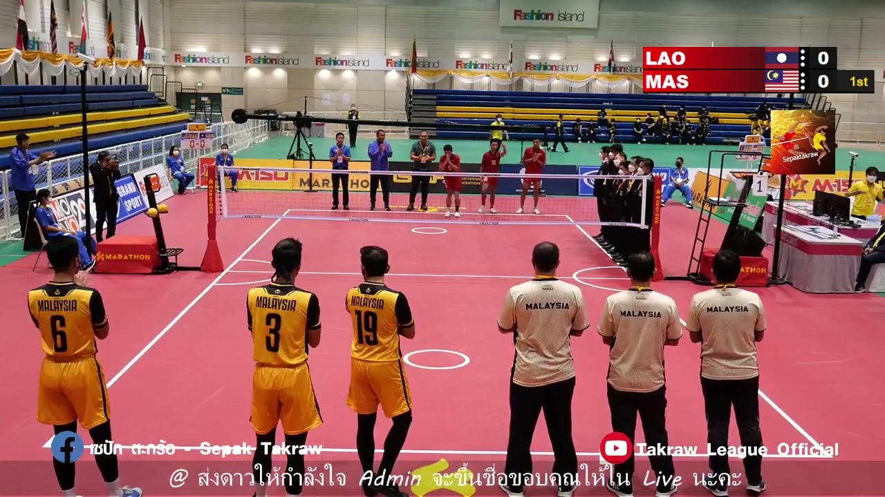 #ไฟนอลคิงส์คัพ คู่ชิง🥇ลาว x มาเลเซีย FINAL Laos x Malaysia Men’s Double #ตะกร้อคู่ชาย #35thKingsCup