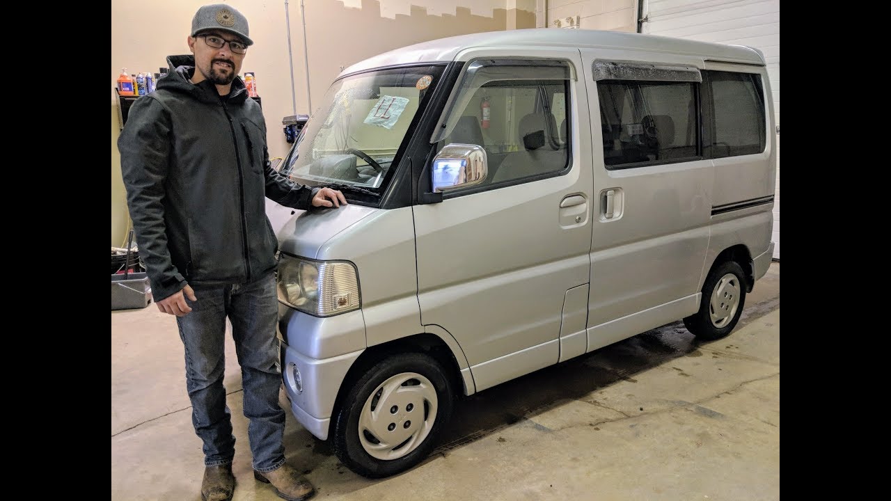 Мини-мини-минивэн! Mitsubishi Townbox 4x4 2001 года