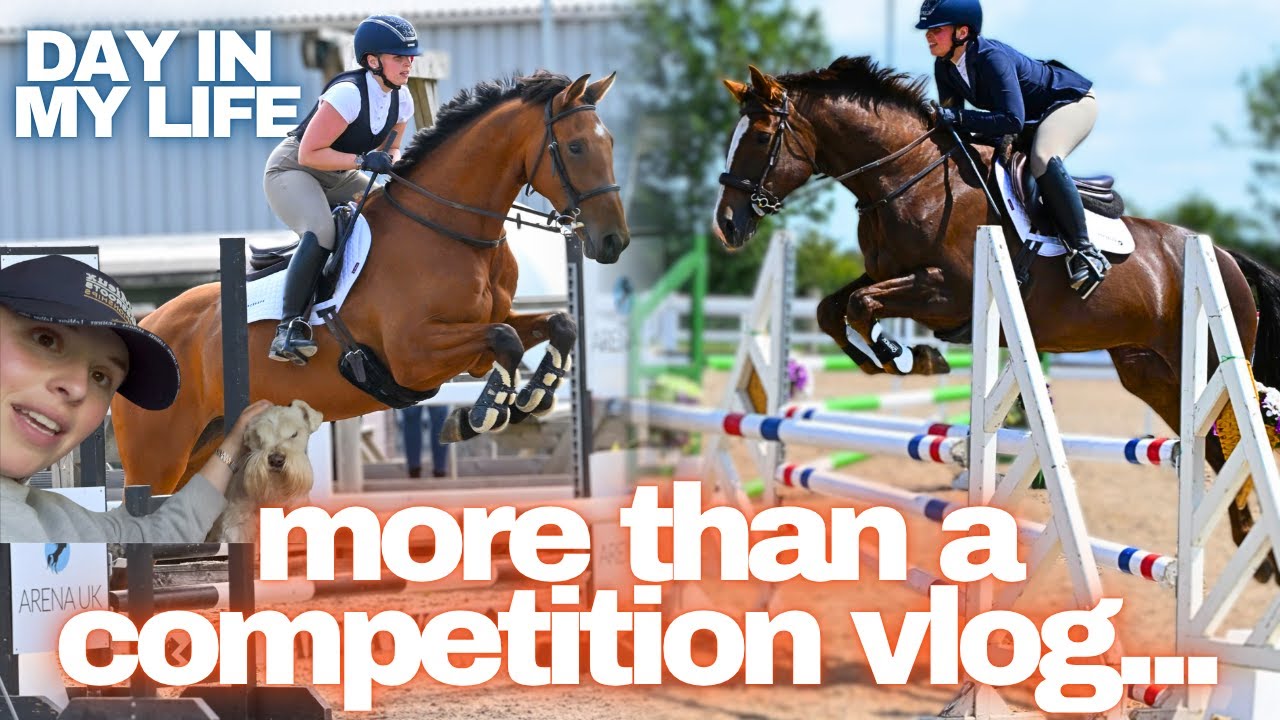 Spend a Sunday with Me! 🐴💻📸 Juggling Work, Filming & Showjumping with Teddy & Maggie 💖 DITL Vlog ✨