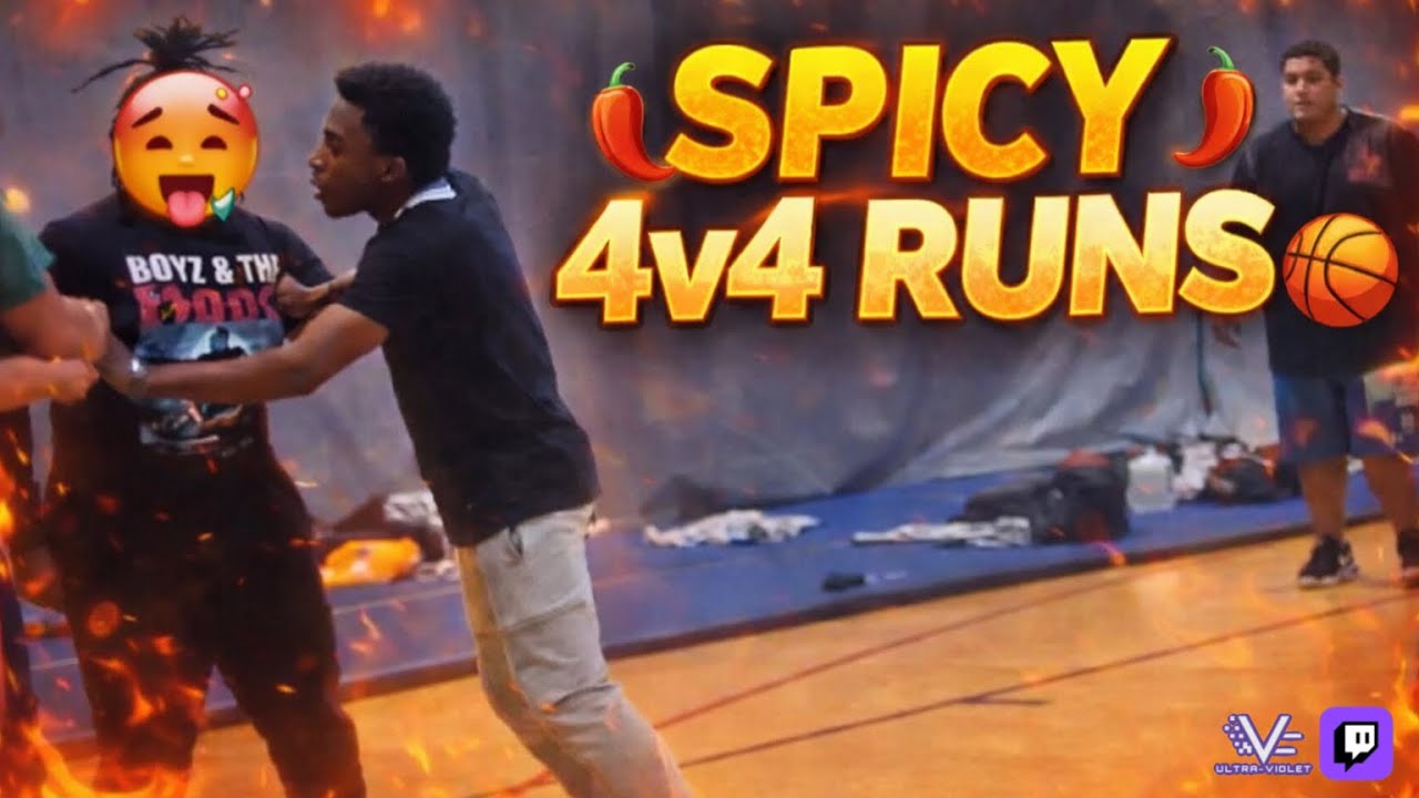 THIS GOT PHYSICAL 😤 | 4v4 Indoor Basketball