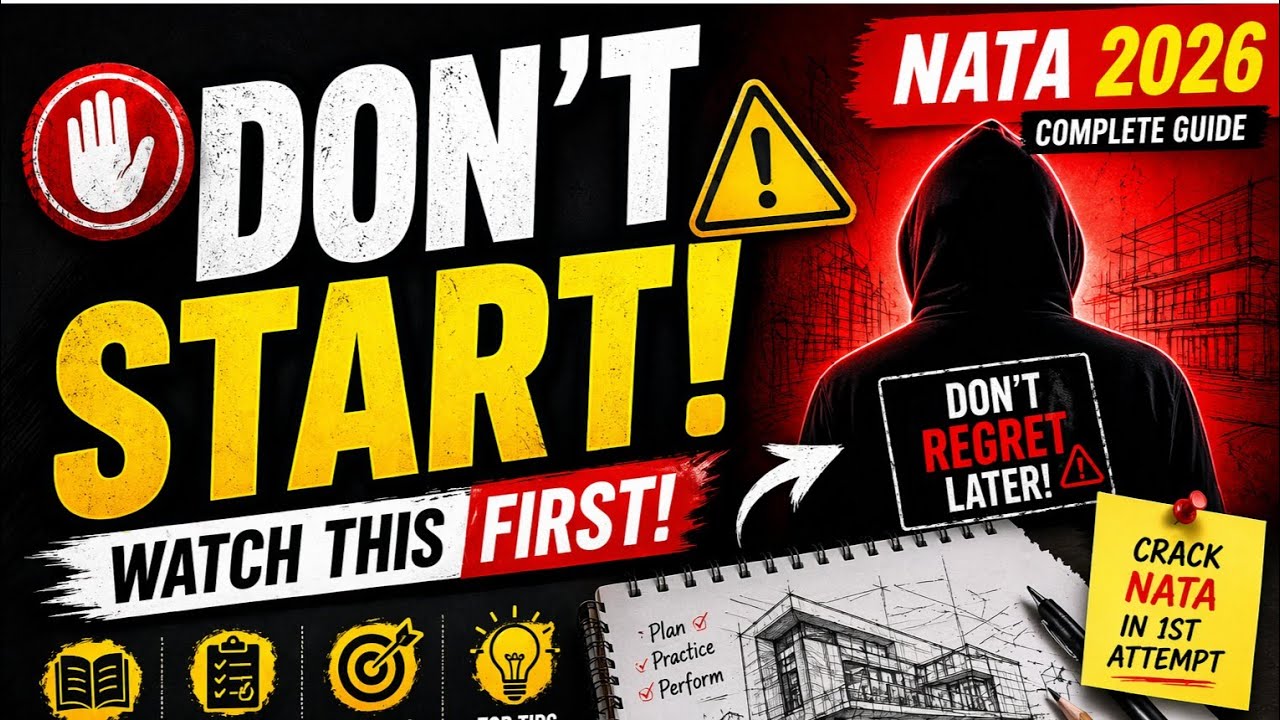 Don&rsquo;t Start NATA Preparation Before Watching This ⚠️ Full Guide! #2026 #trending #viral #video 