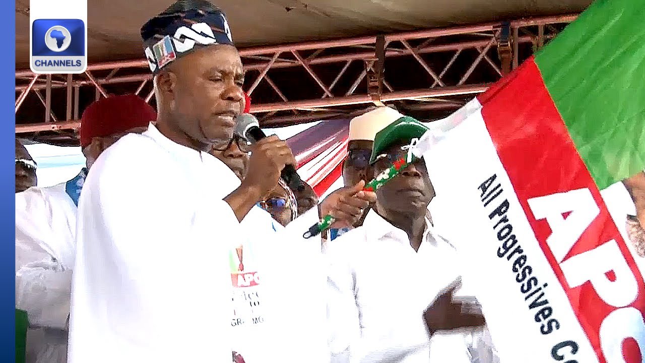 Gov Mbah Addresses Cheering Supporters At Defection Rally In Enugu