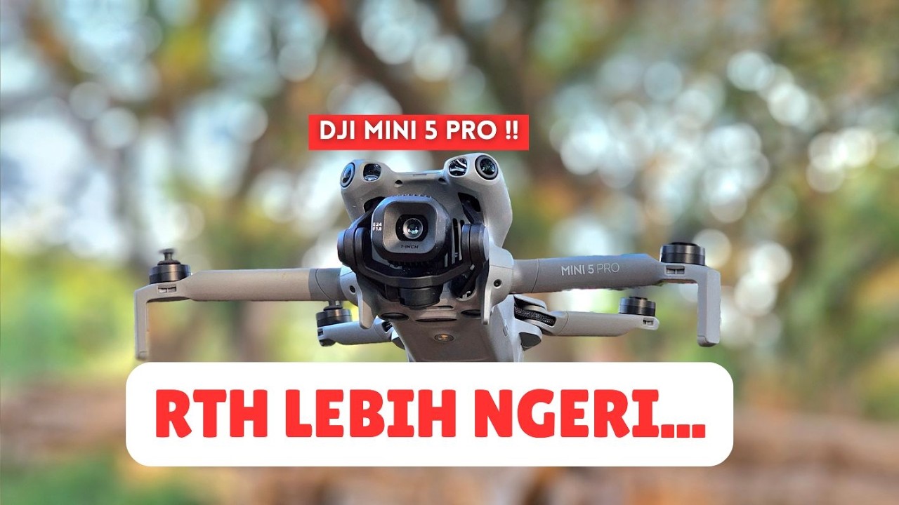 DJI Mini 5 Pro NEW RTH Canggih balik ke rumah