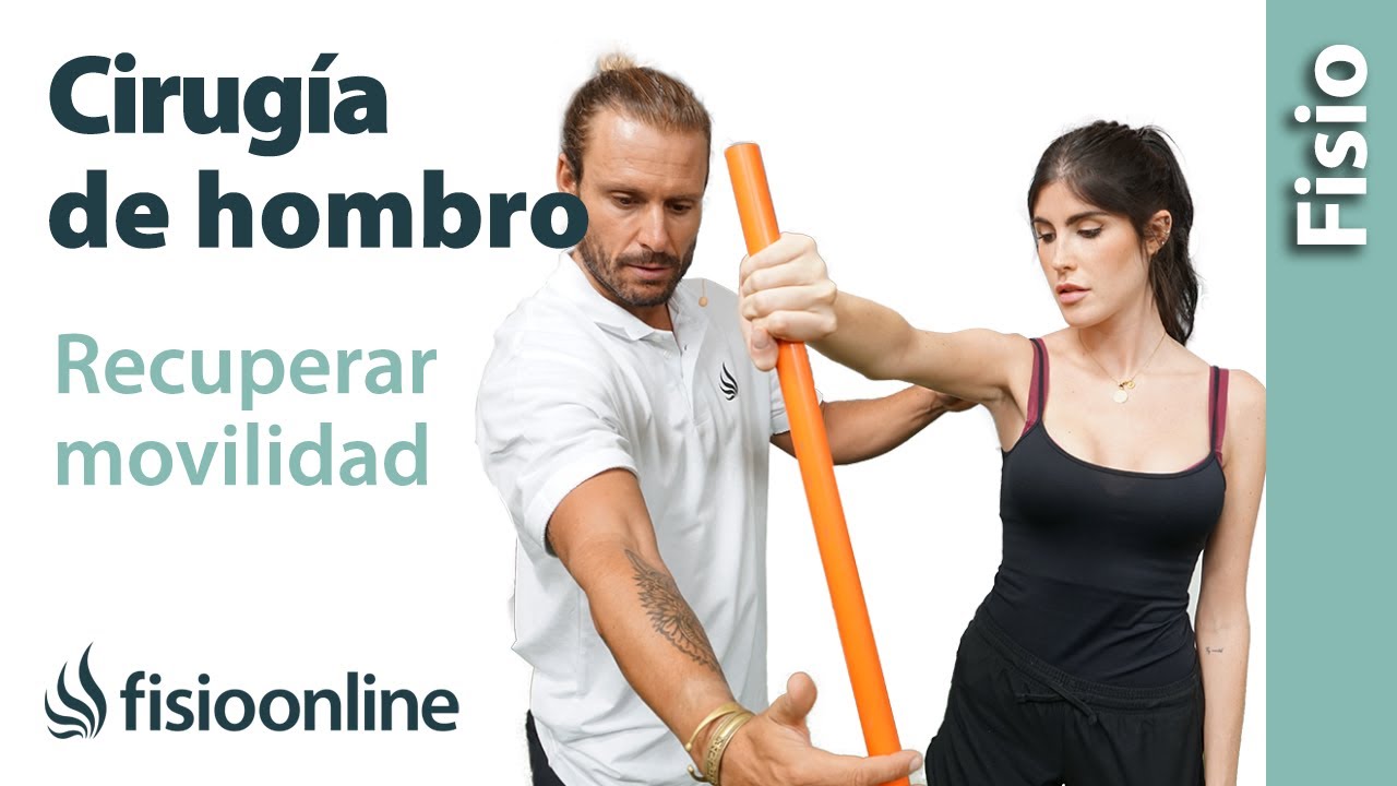 Rehabilitación en CIRUGÍA DE HOMBRO, ejercicios de MOVILIDAD