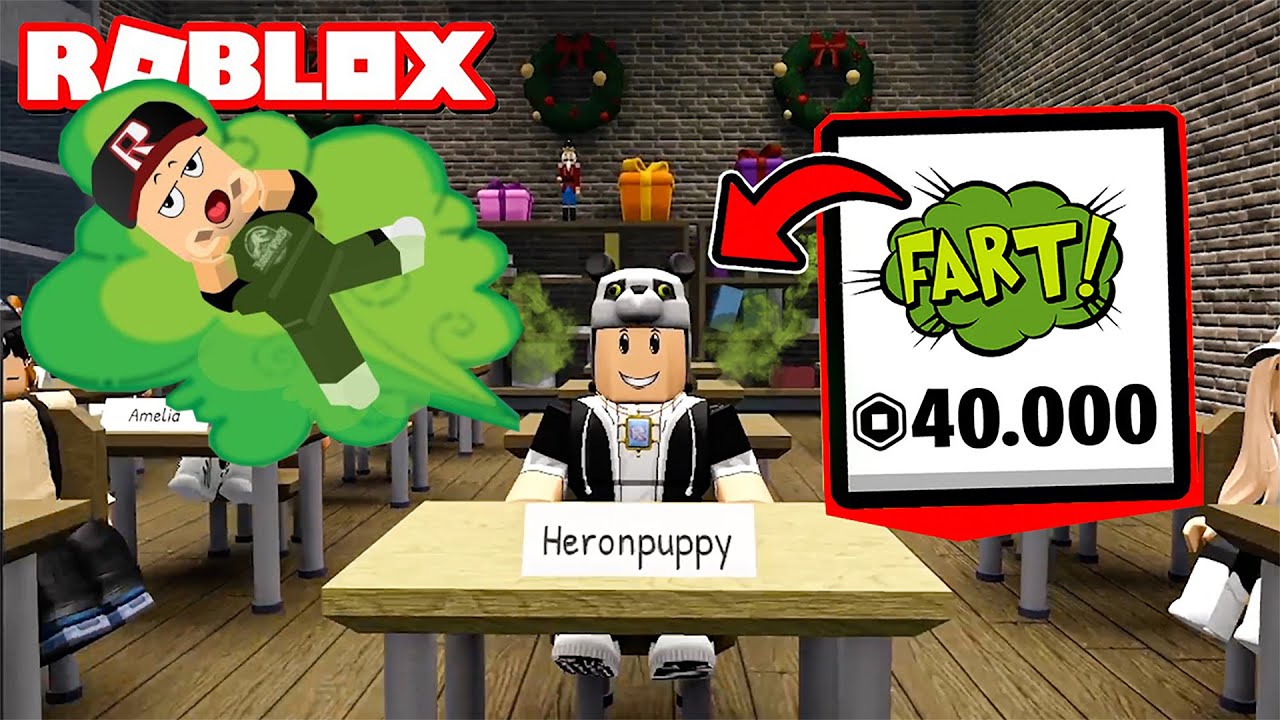 Sınıfta Özel Gaz Çıkarma Gücünü Aldım!! - Panda ile Roblox Roblox The Presentation Experience