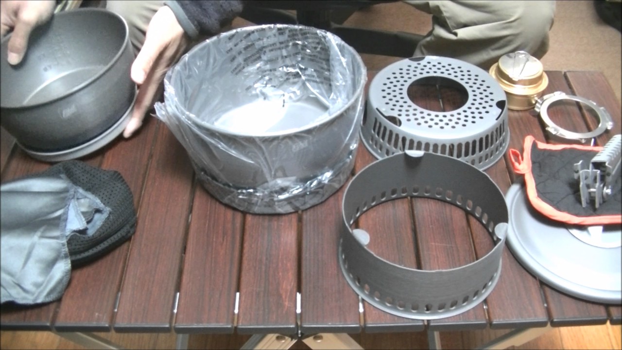 エスビット アルミクックセット  CS2350WN　VS　 トランギアストームクッカーS　esbit  Lightweight Cook Set VS trangia Stove Kit