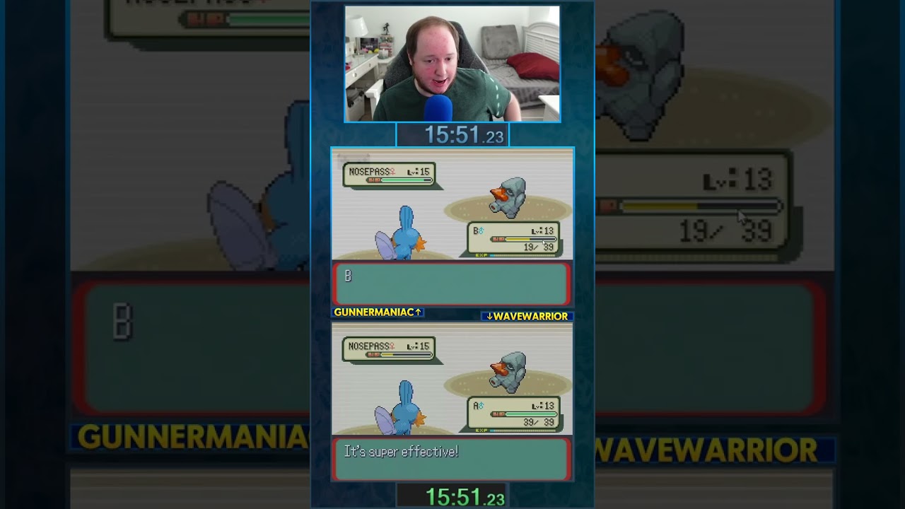 POKEMON SAPPHIRE WORLD RECORD SPEEDRUN COMMENTARY AND COMPARISON! - Part 14! #pokemon #speedrun