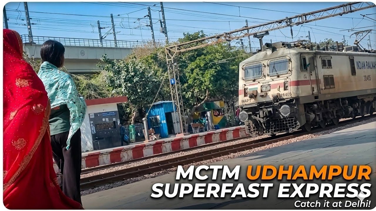 MCTM Udhampur SF Express || Old Delhi Jalandhar Intercity Express 