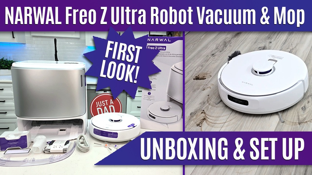 NARWAL Freo Z Ultra Robot Vacuum & Mop UNBOXING & SET UP   Wow, Amazing Features!   FIRST LOOK!