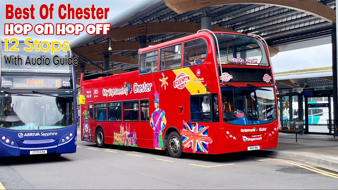 Hop on Hop Off Chester City Sightseeing Bus Tour- Cheshire England