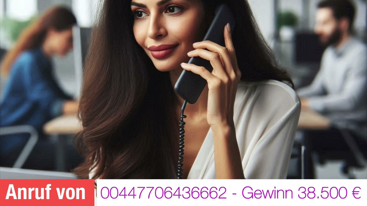 Telefonbetrug 66 - Anruf von 00447706436662 - 38 500 Euro Gewinn