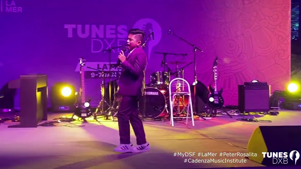 PETER ROSALITA 1st Solo Concert TunesDXB @ La Mer Dubai #Mydsf #peterrosalita #cadenzamusicinstitute