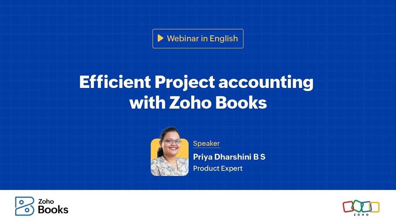 Efficient Project accounting with Zoho Books| English | India