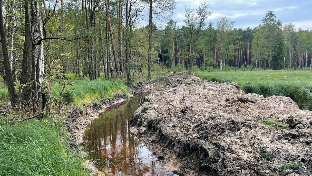 Melioracja - dewastacja doliny Dębowca