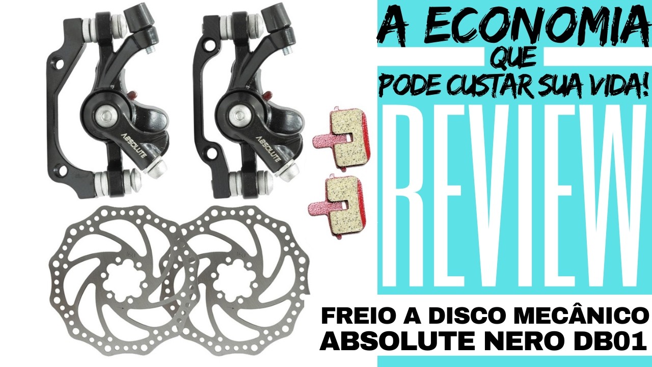 Freio a Disco Mecânico Absolute – Barato, Mas Vale a Pena? - Opinião SINCERA! - ReviewZando