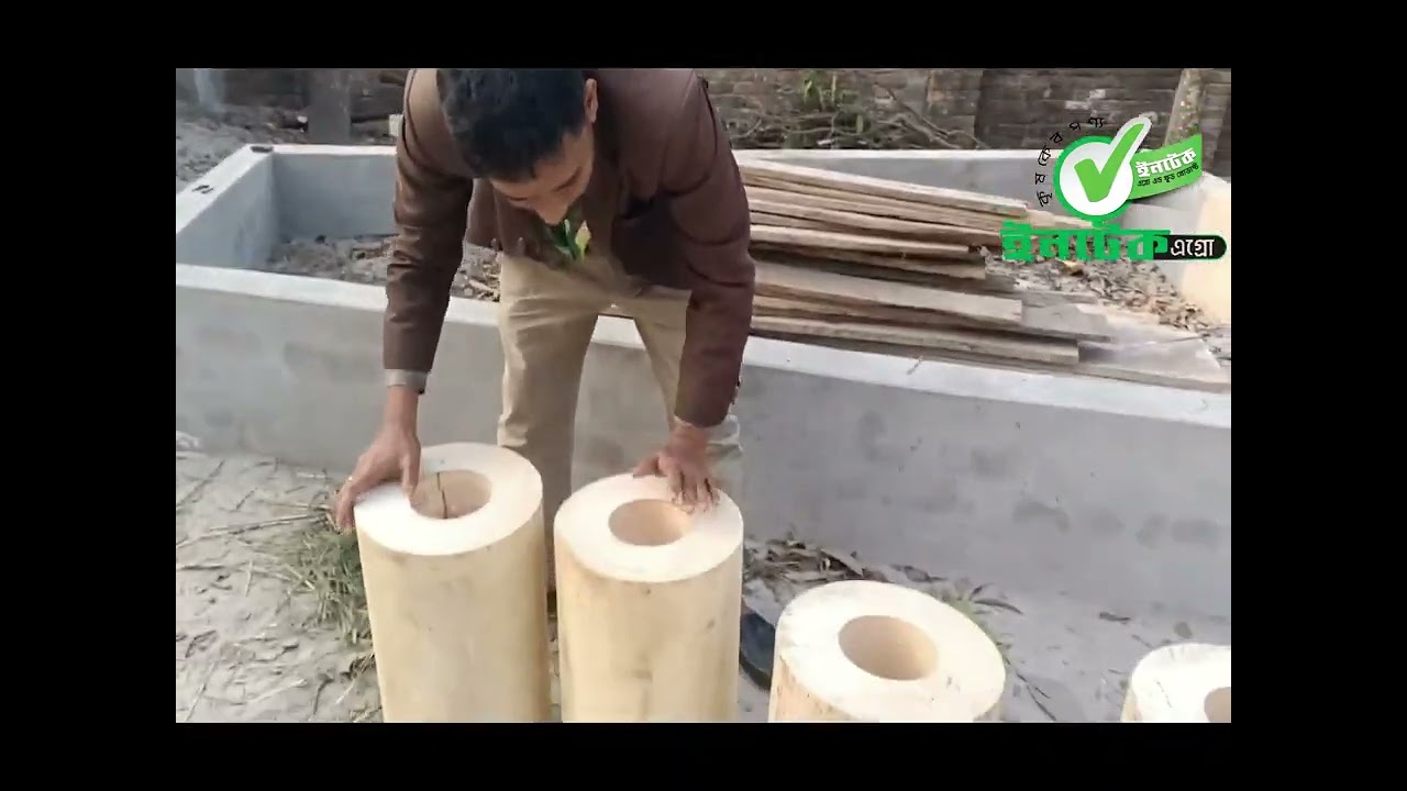 সরিষার তেল উৎপাদনের জন্য কাঠের ঘানি কিভাবে তৈরি করা হয়। তেতুল গাছের কাঠের ঘানি।