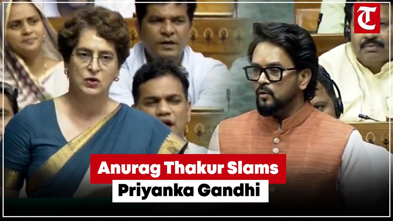 Anurag Thakur Slams Priyanka Gandhi Over 'Gaumutra Expert' Remark, Defends IIT Madras Director