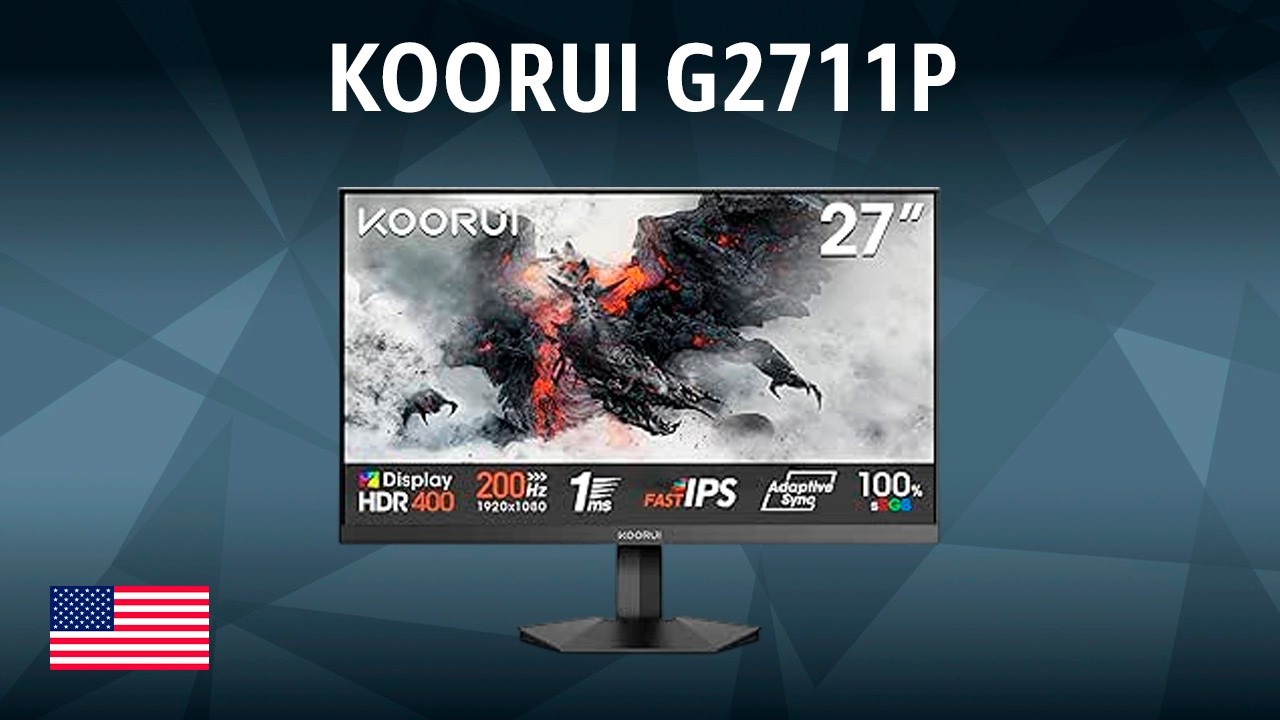 Монитор KOORUI G2711P | ТЕСТ | Английский