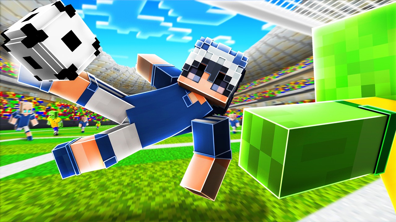 So bin ich FUSSBALLPROFI in Minecraft geworden...