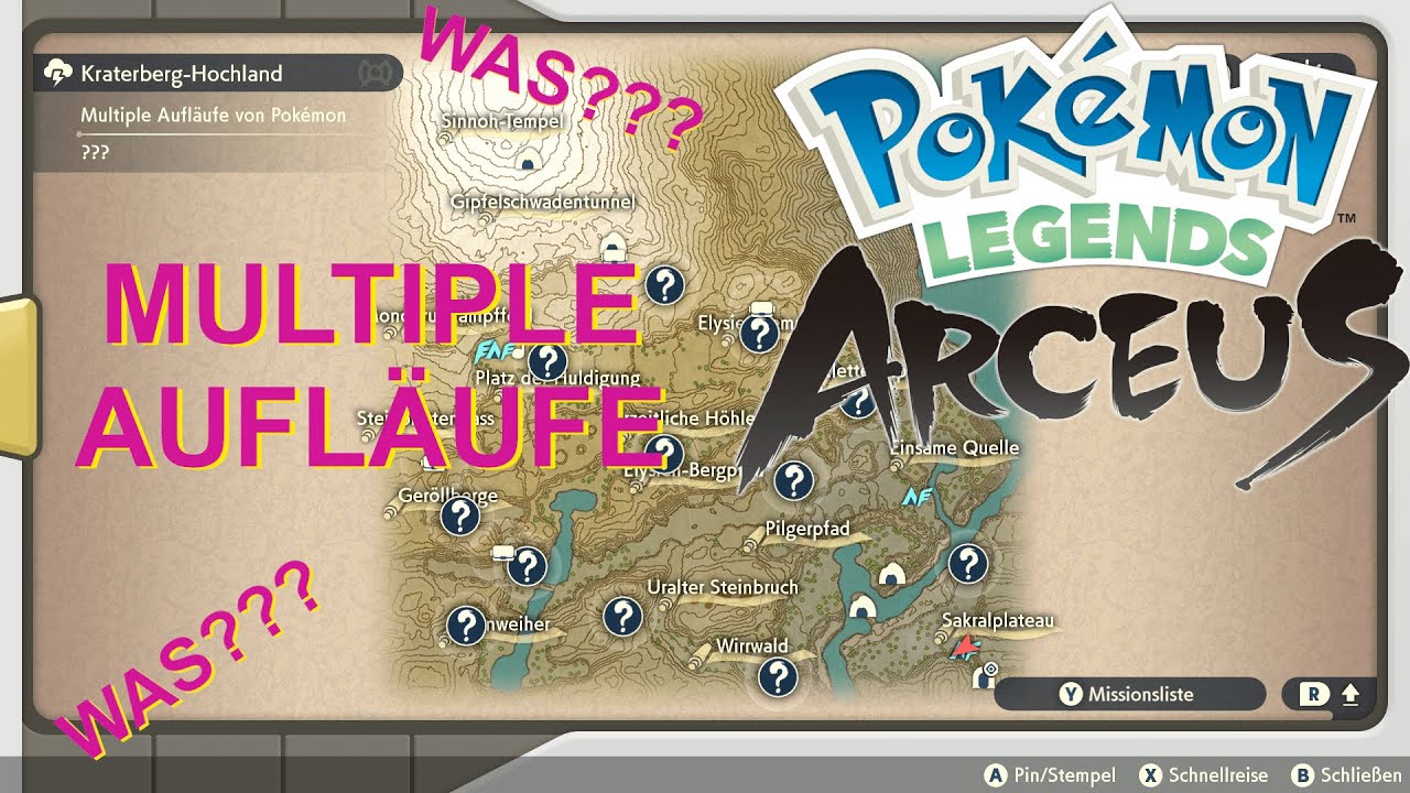 Update 1.1.0 - MULTIPLE AUFLÄUFE | Pokemon-Legenden: Arceus