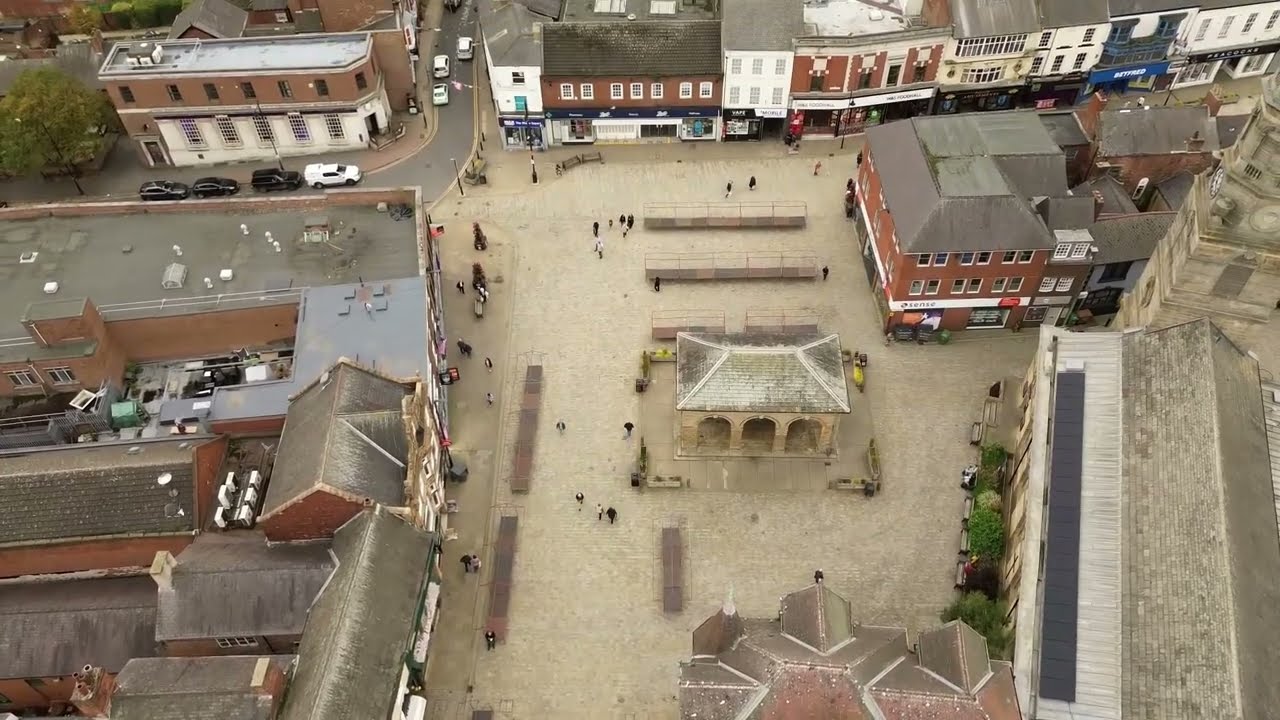 PONTEFRACT FROM ABOVE