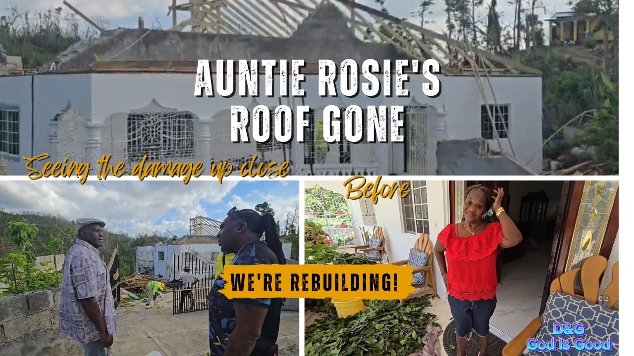 We Went Back to See Auntie Rosie... The Roof is Completely Gone. (Hurricane Update)