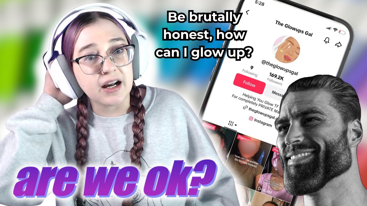What's Going On With Glow Up Tiktok? Exploring TheGlowUpsGal and Looksmaxxing