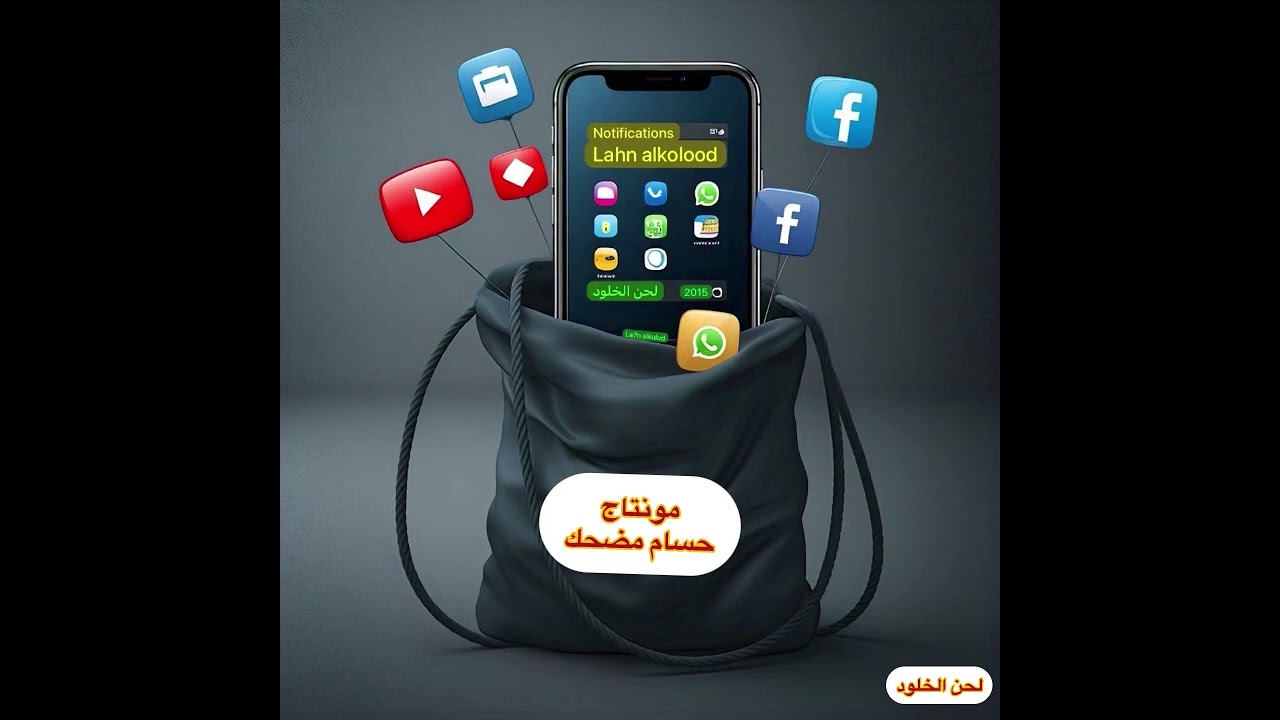 مونتاج مقاطع مضحكة مع حسام