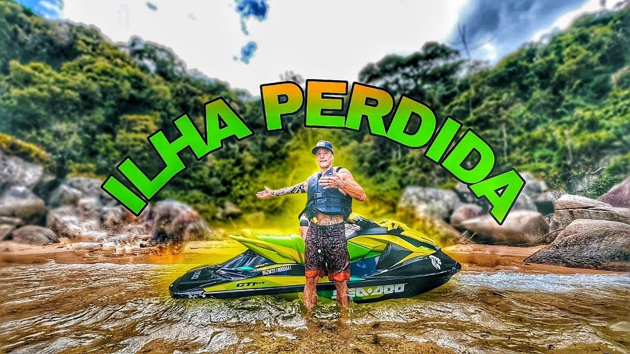 FUI DE JETSKI NO FLUXO DO CAIXA D AÇO E ACHEI UMA ILHA PERDIDA