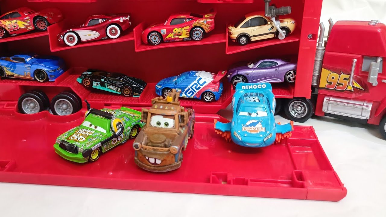 Mack Truck and Friends: Lightning McQueen, Mater, Chick Hicks and More #mcqueens #chickhicks #mack
