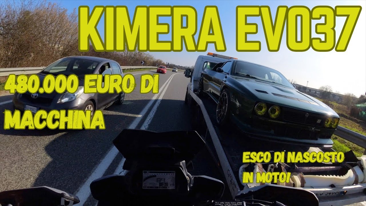 Tracer 900 Incontro Una Kimera 037 da 480.000 euro!! (Pedane basse come risolverei)