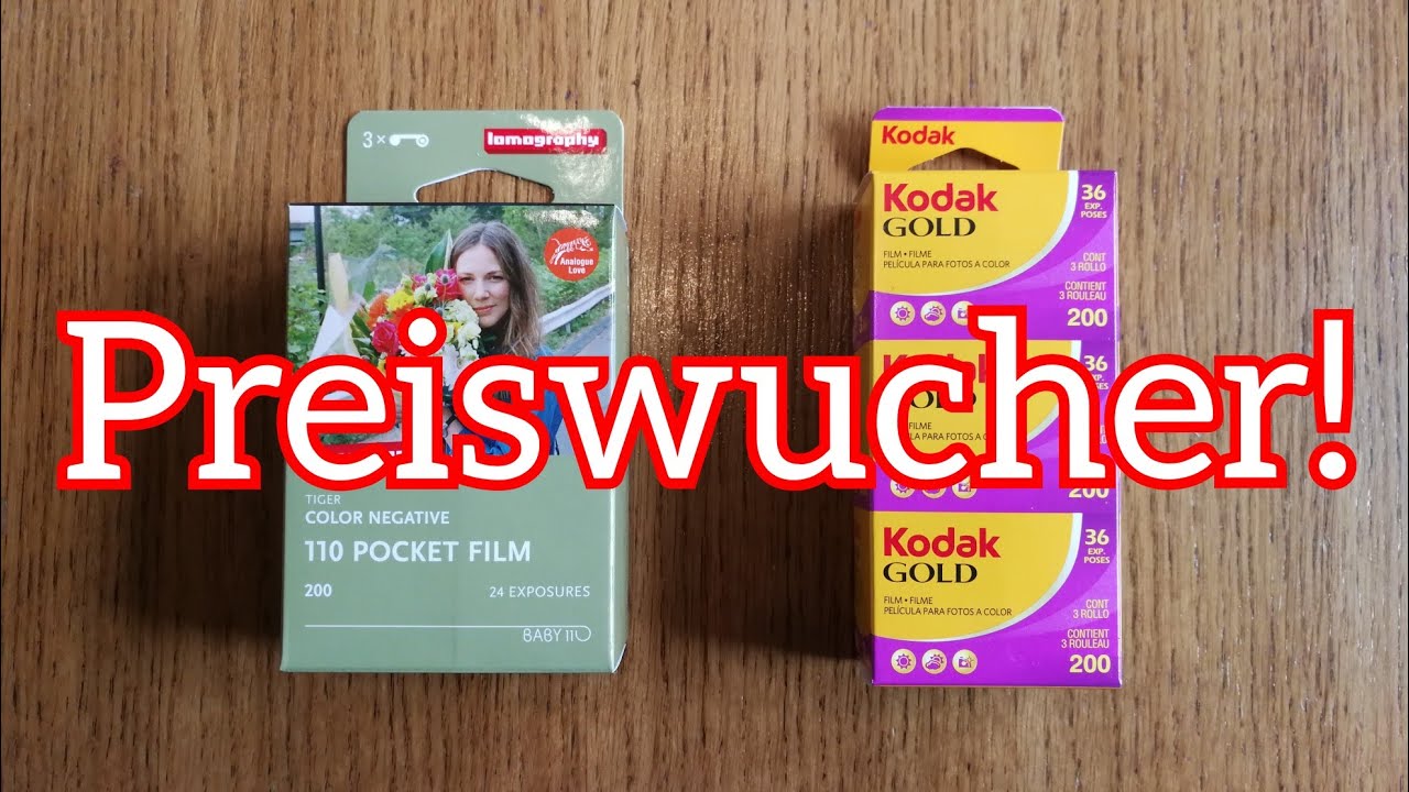 Kauft eure Kleinbild- und Pocketfilme NIEMALS bei Amazon! Abzocke!