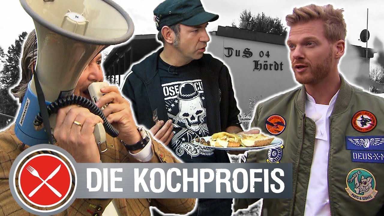 Hodensack schief gelegt & bizarre Straußen-Burger | Die Kochprofis - Einsatz am Herd