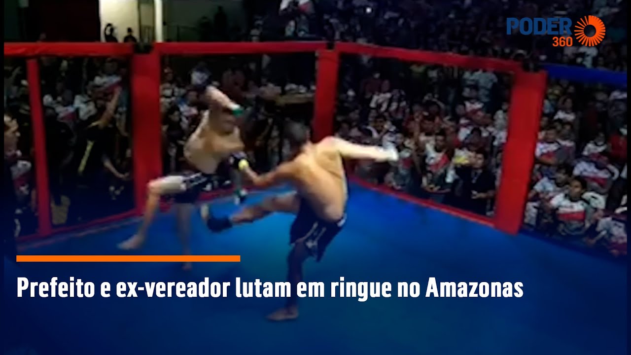 Prefeito e ex-vereador lutam em ringue no Amazonas