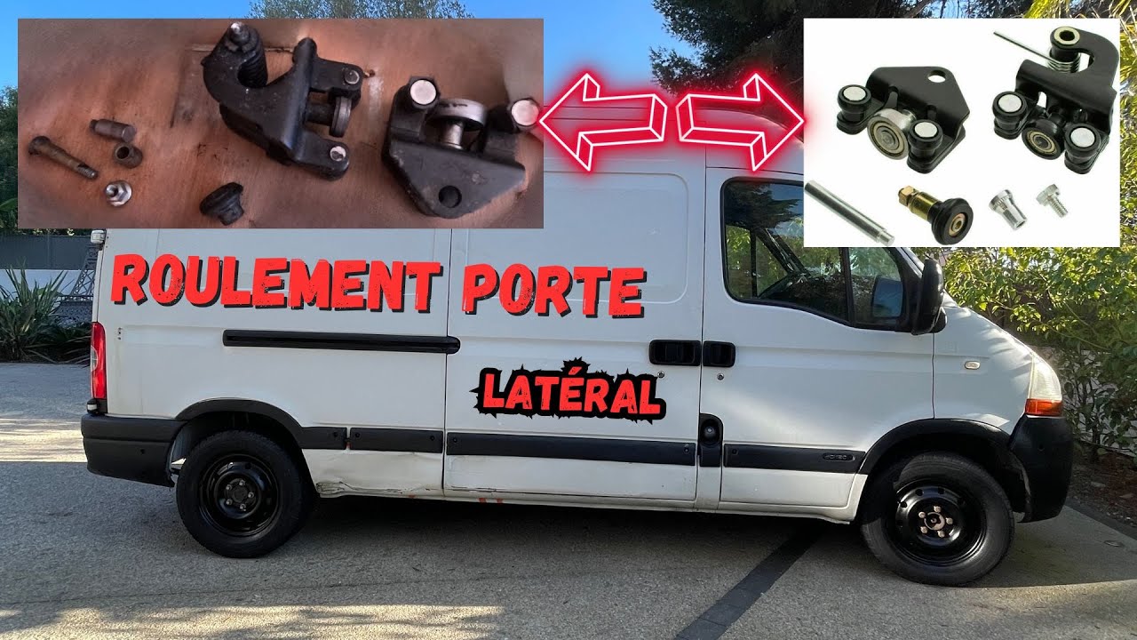 JE CHANGE LES GUIDAGES À GALETS DE MON RENAULT MASTER 2 🚚