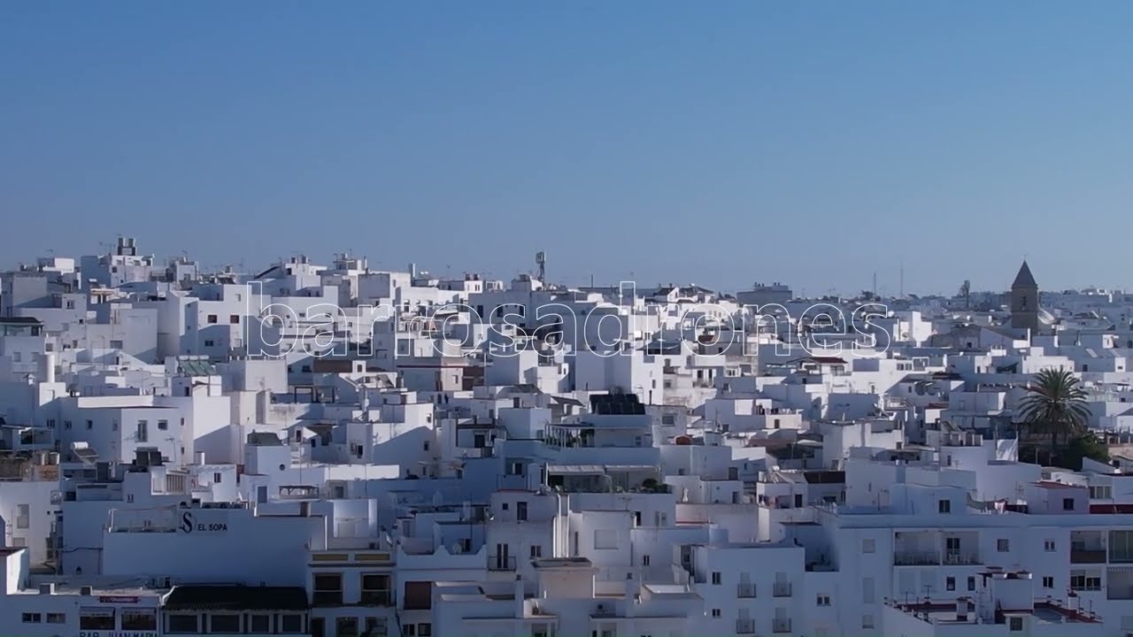 Conil a vista de drone