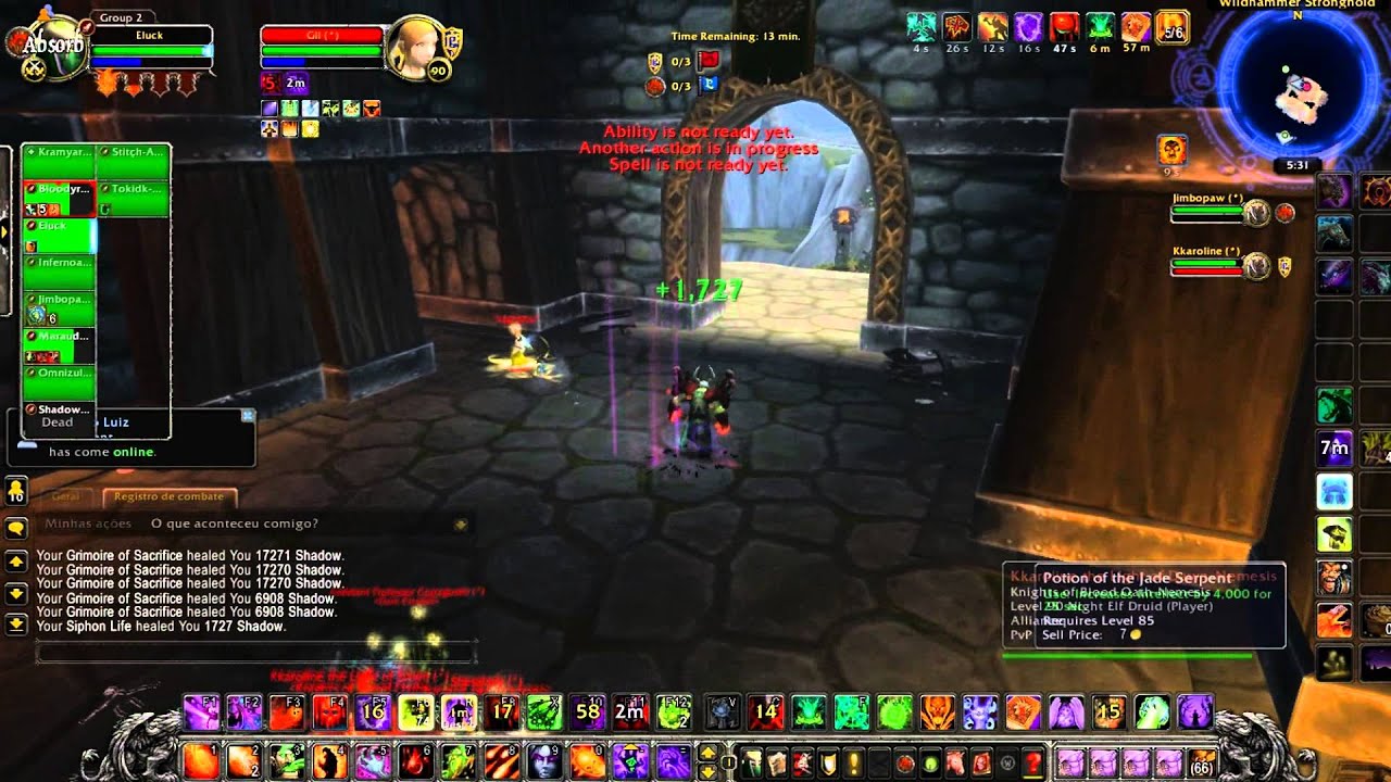Wow Destruction Warlock Pvp 5.4.8