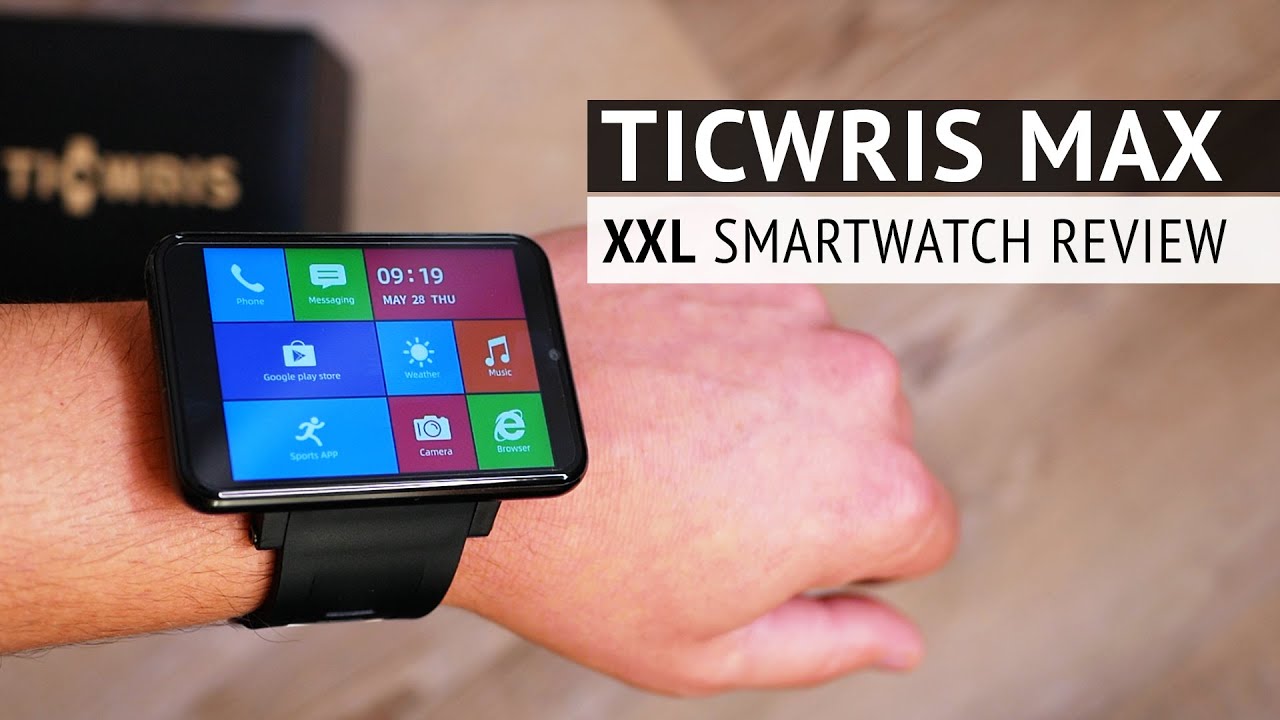 Ticwris Max 4G/LTE - Die GRÖßTE Smartwatch der WELT? (Unboxing + Review) | Techupdate