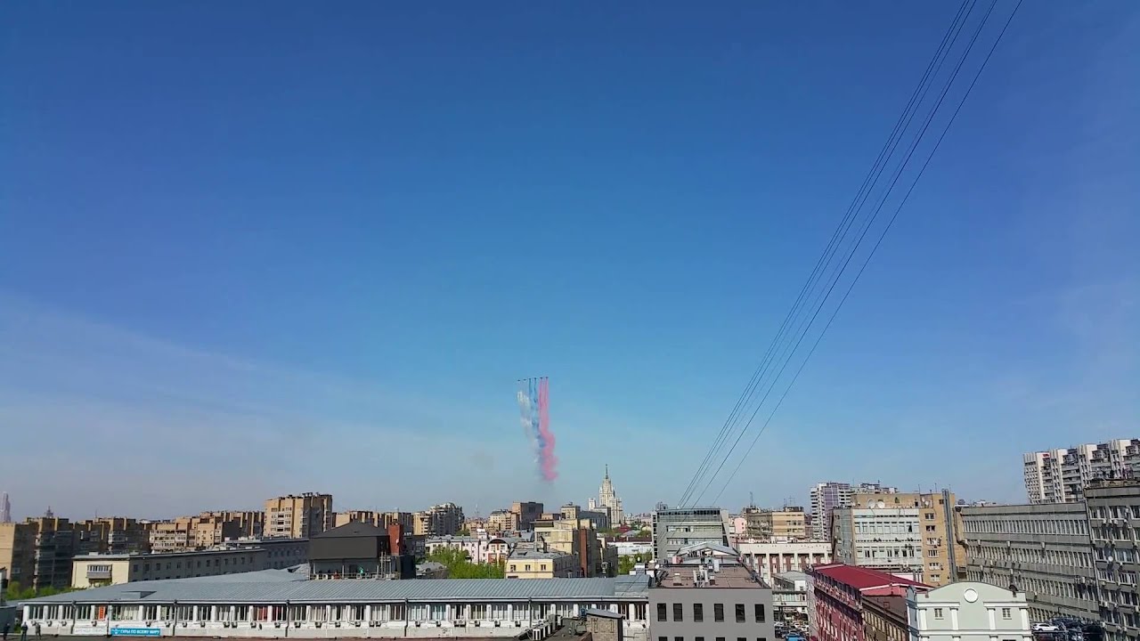 Воздушная подготовка к Параду Победы 20150507 110830