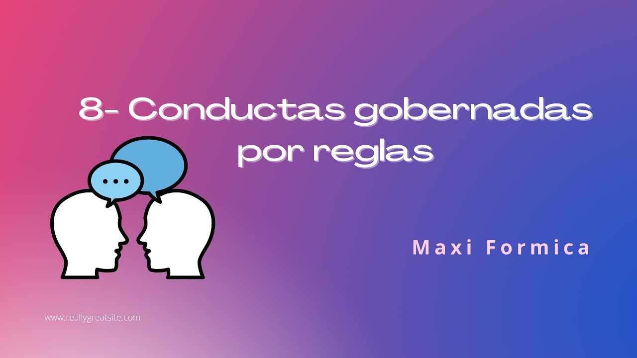 8 - Conducta Gobernada por reglas