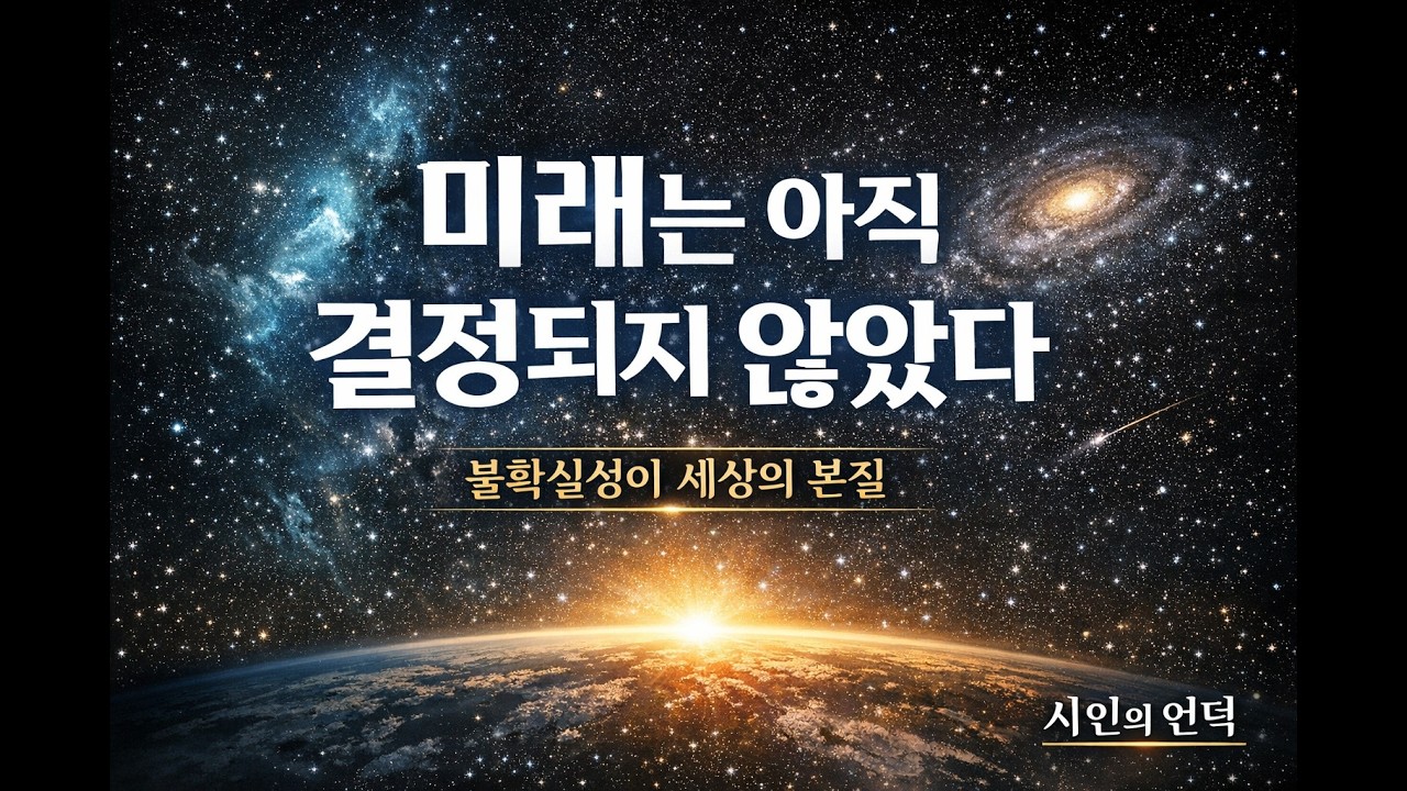 시인의 언덕 양자역학을 노래로 풀다 – 불확실성이 아름다운 이유 #미래 #불확실성 #선택 #가능성#중첩 #측정 #열린결말 #인생철학 #사유
