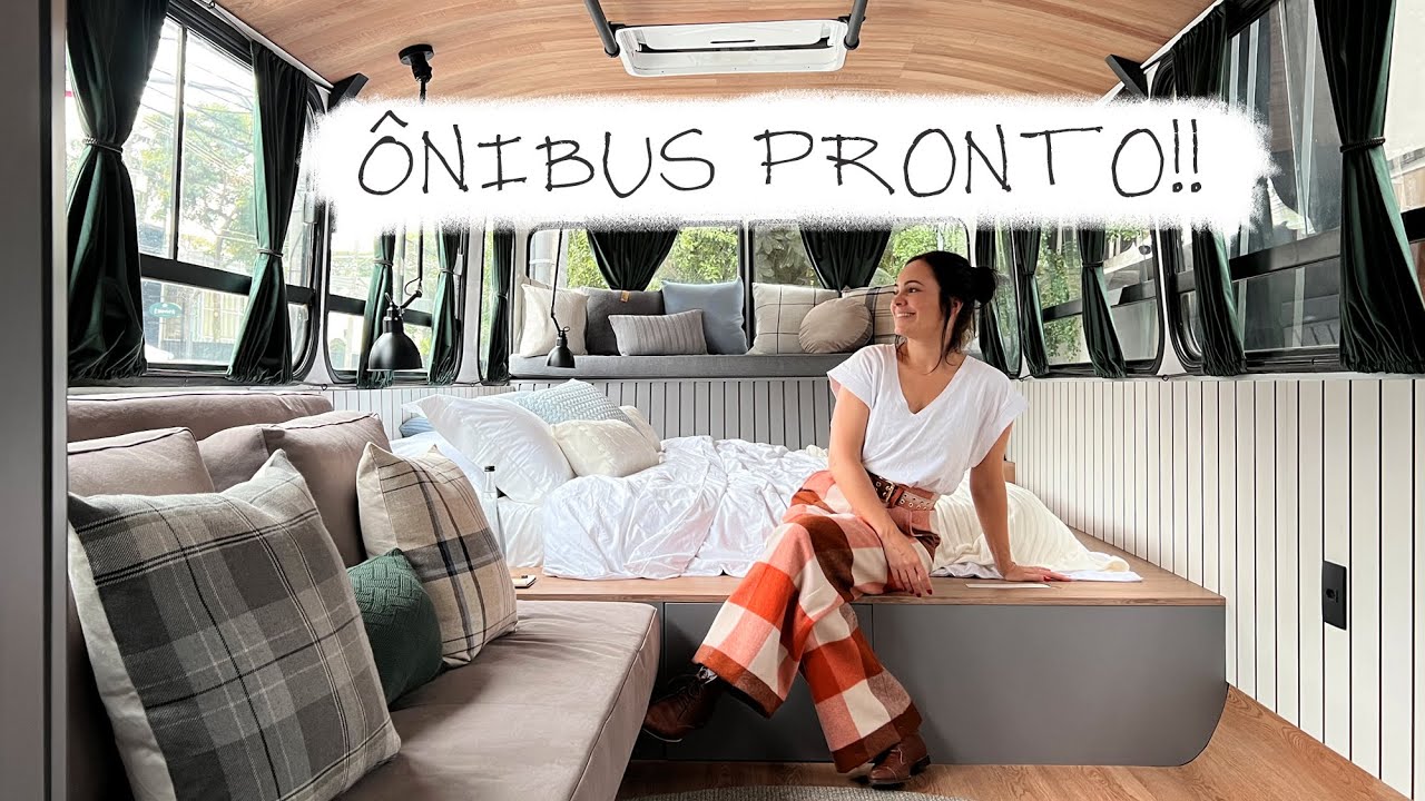 REFORMA ÔNIBUS PRONTO - MOTOR HOME