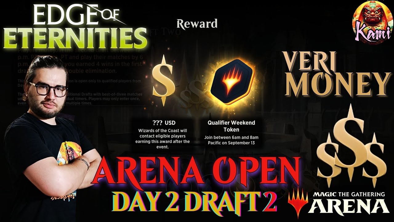 Ho VINTO SOLDI VERI giocando a MAGIC ARENA 🤑🔥 | ARENA OPEN Day 2 DRAFT 2 | Edge of Eternities