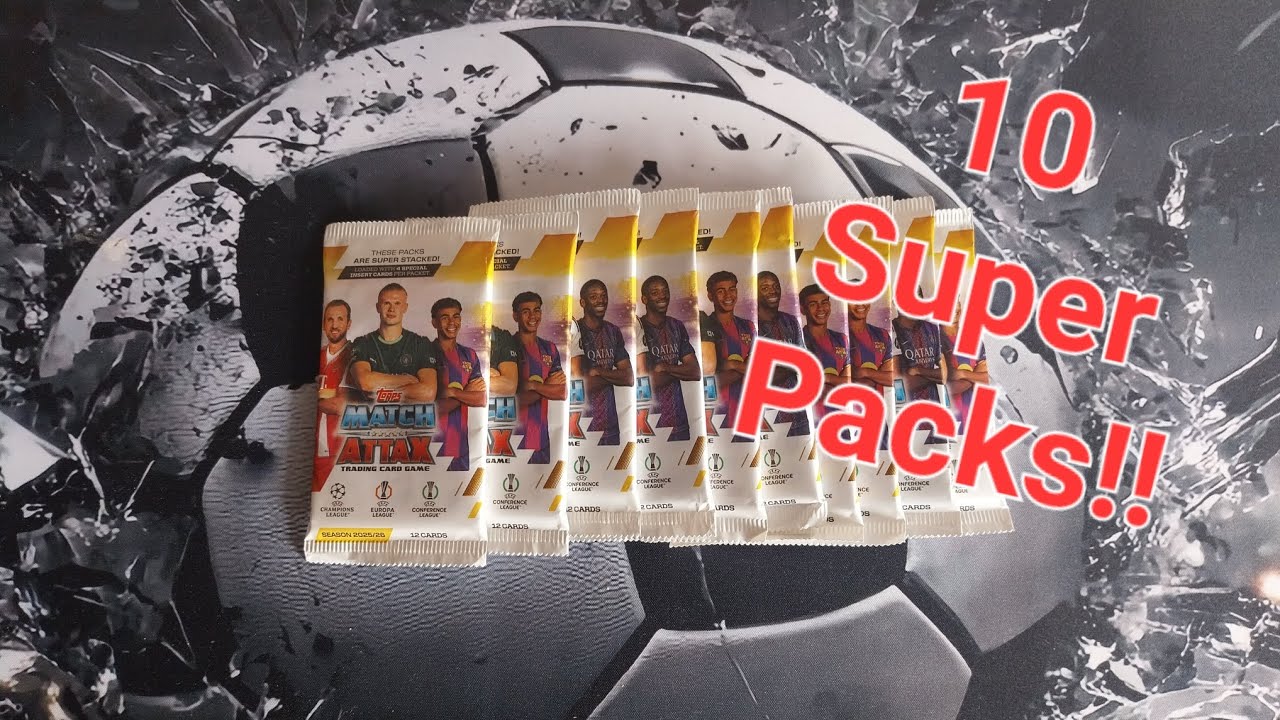 10 Superpacks von Topps Match Attax 25/26,finden wir Yamal🔥🔥